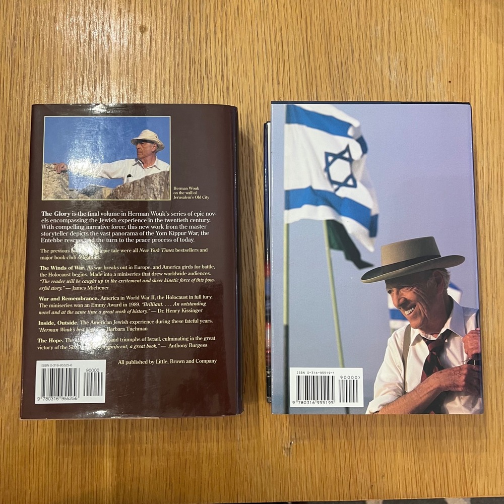 Herman Wouk The Glory & The Hope Hardcover First Edition Set with Dust Jackets - Picture 2 of 12